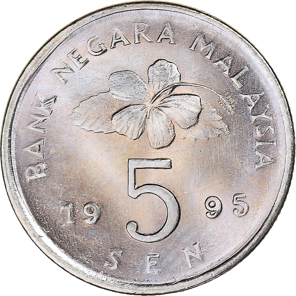 Moneda, Malasia, 5 Sen, 1995