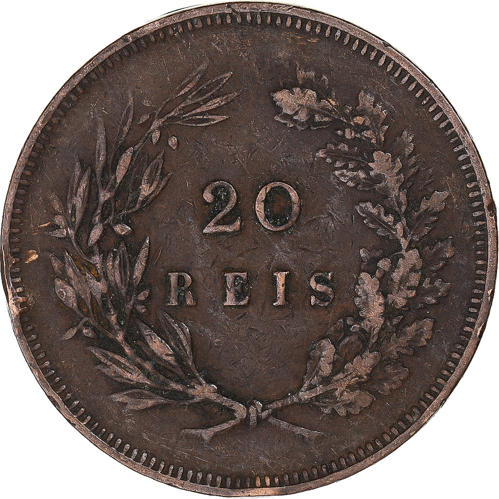 Münze, Portugal, 20 Reis, 1891
