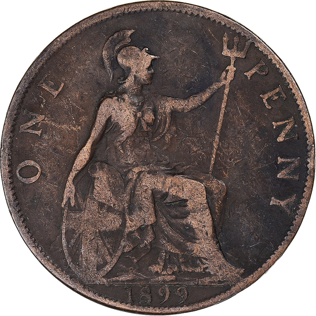 Moneda, Gran Bretaña, Penny, 1899