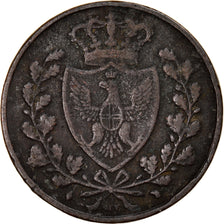 Moneta, DEPARTAMENTY WŁOSKIE, SARDINIA, Carlo Felice, 5 Centesimi, 1826