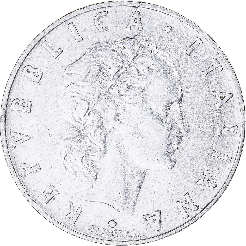 Münze, Italien, 50 Lire, 1960