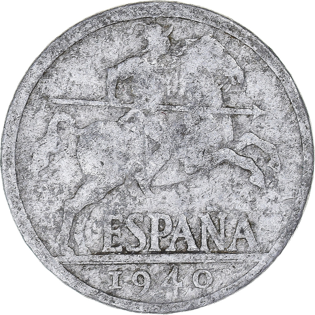 Moneta, Hiszpania, 10 Centimos, 1940