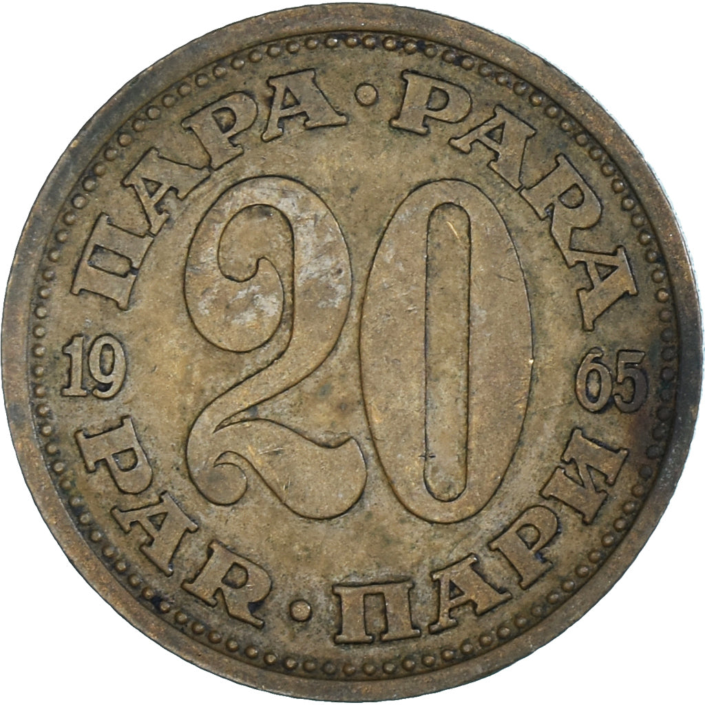 Coin, Yugoslavia, 20 Para, 1965