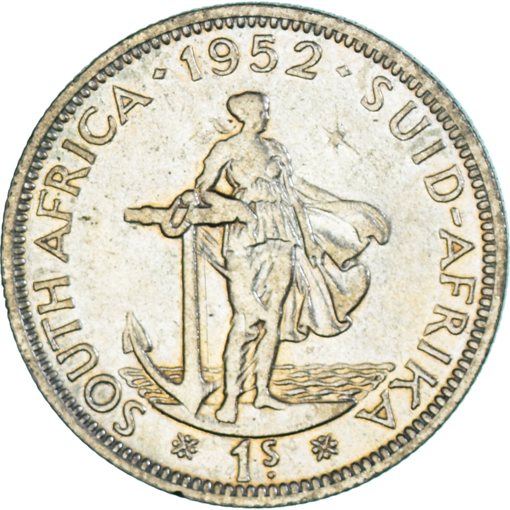 Coin, South Africa, Shilling, 1952
