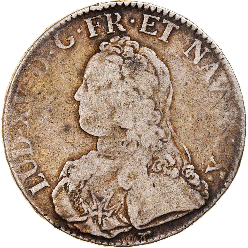 Moneta, Francia, Louis XV, Écu aux branches d'olivier, Ecu, 1726, Paris, MB+