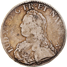 Moneta, Francia, Louis XV, Écu aux branches d'olivier, Ecu, 1726, Paris, MB+
