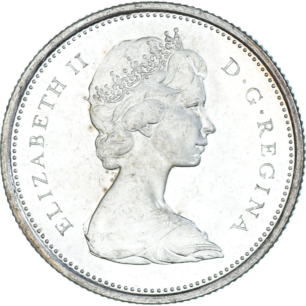 Monnaie, Canada, 25 Cents, 1965