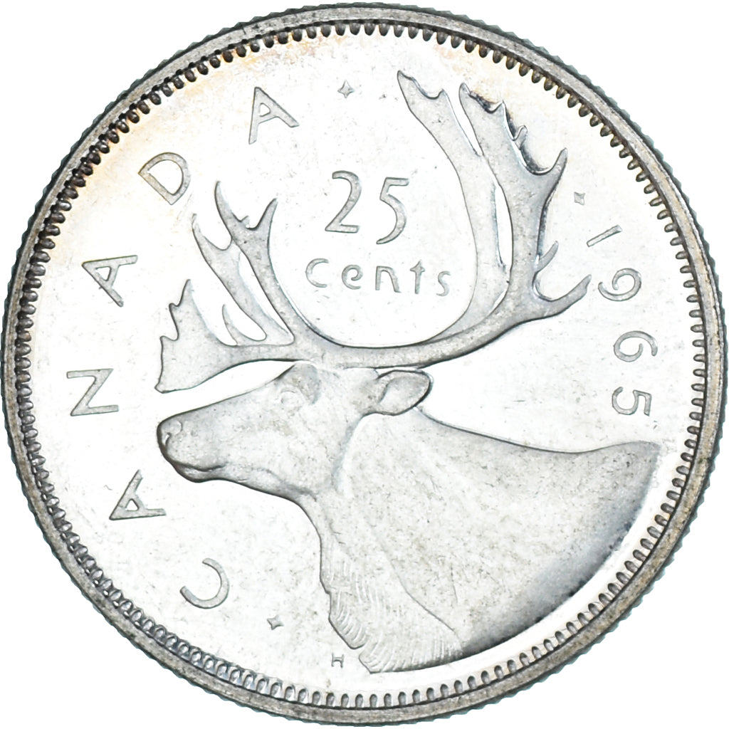 Monnaie, Canada, 25 Cents, 1965