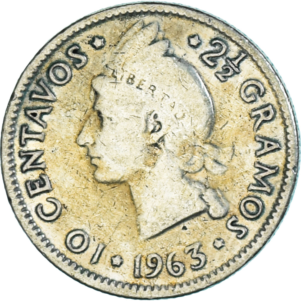 Moneta, DOMINICA, 10 Centavos, 1963