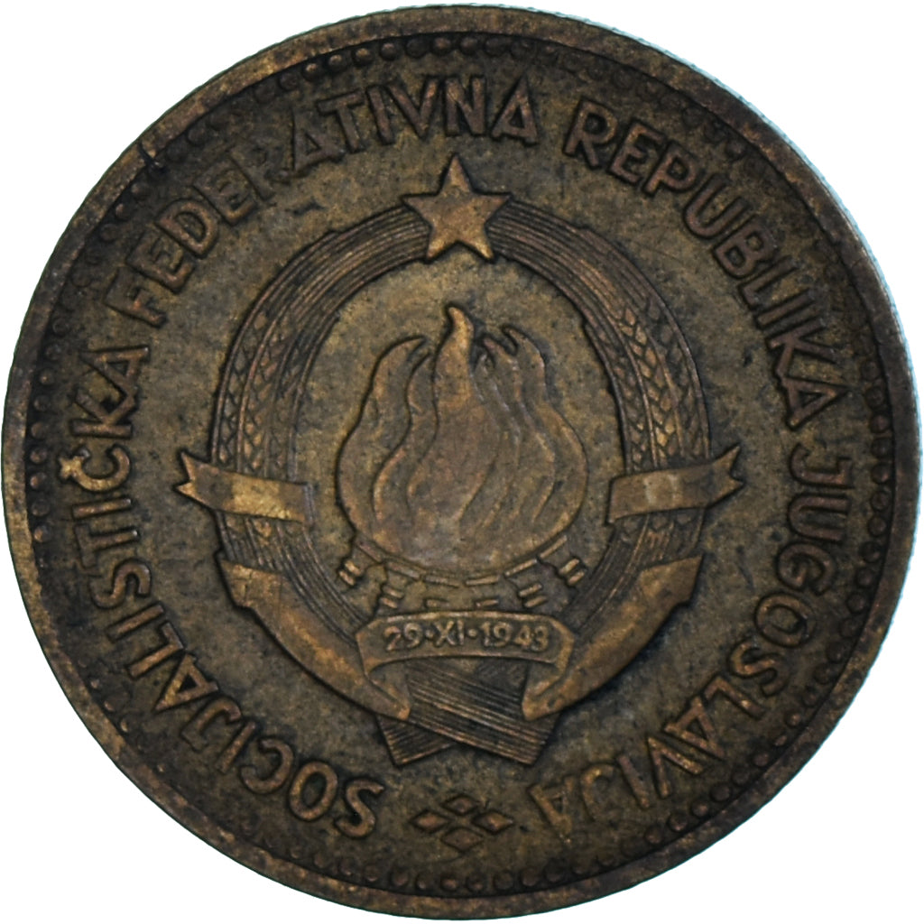 Moneta, Iugoslavia, 10 Dinara, 1963