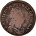 Moneta, Francia, Louis XIV, Liard de France au buste juvénile, deuxième type