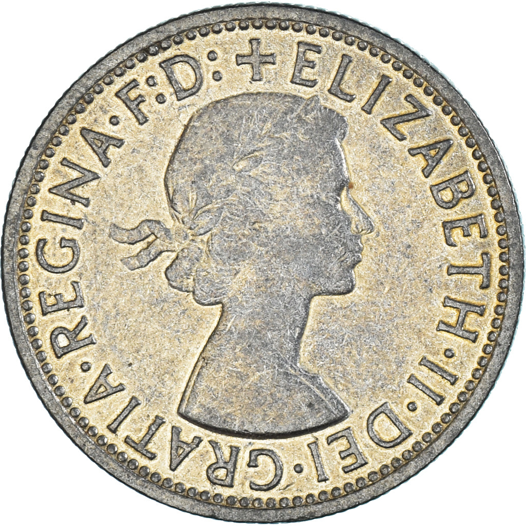 Coin, Australia, Florin, 1956