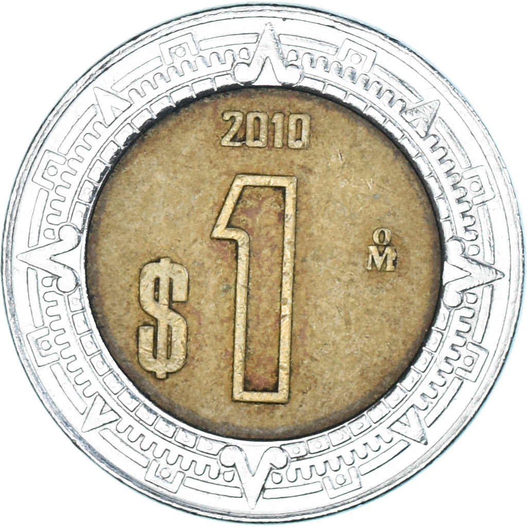 Coin, Mexico, Peso, 2010