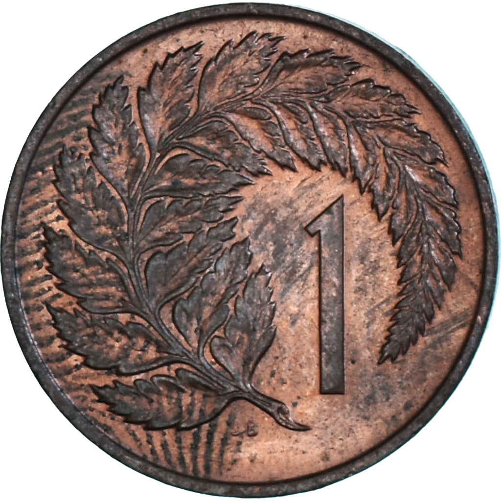 Coin, New Zealand, Cent, 1971