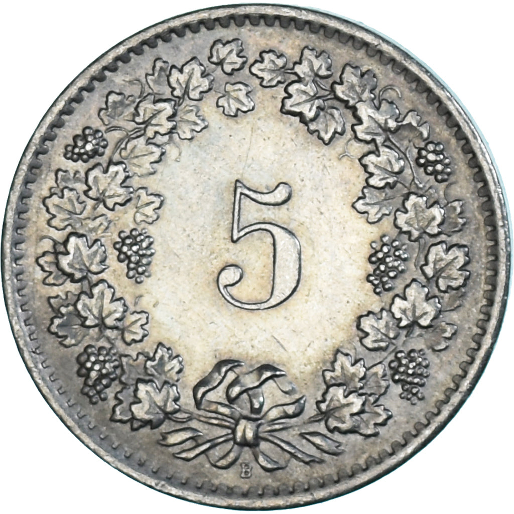 Monnaie, Suisse, 5 Rappen, 1965