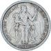 Münze, Oceania, 2 Francs, 1949