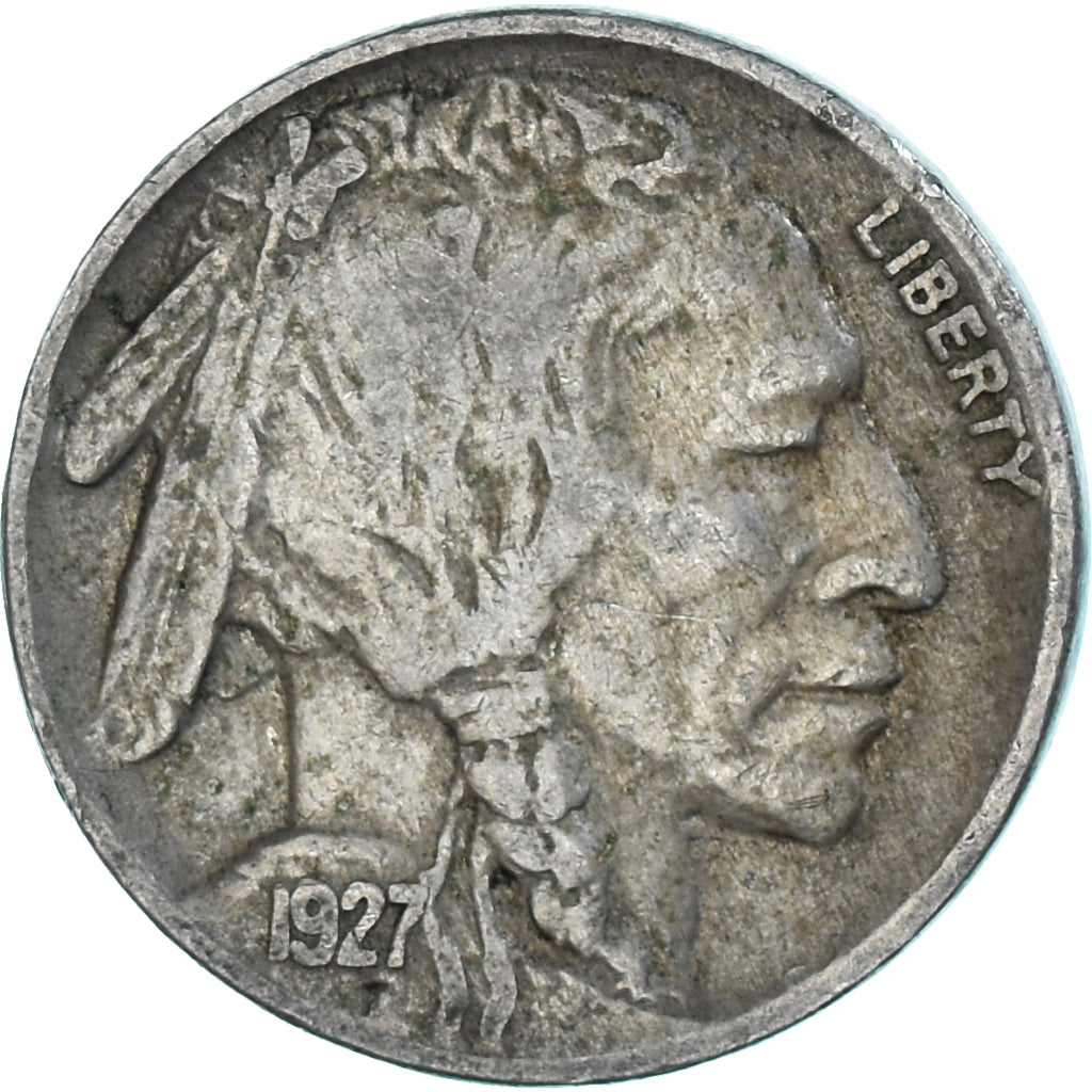 Coin, United States, 5 Cents, 1927