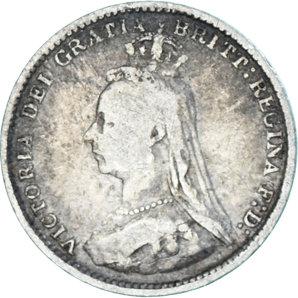 Monnaie, Grande-Bretagne, 3 Pence, 1889