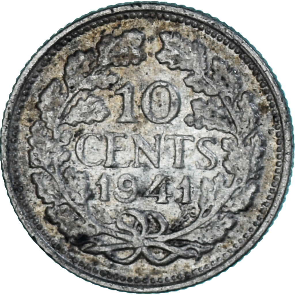 Monnaie, Pays-Bas, 10 Cents, 1941