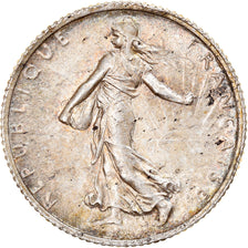 Coin, France, Semeuse, Franc, 1918, Paris, EF(40-45), Silver, KM:844.1
