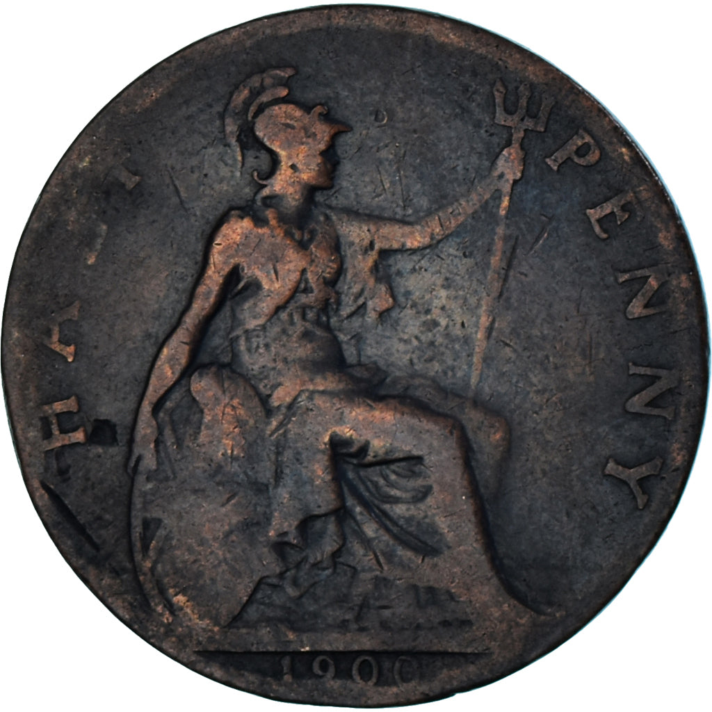 Moneta, Wielka Brytania, 1/2 Penny, 1900