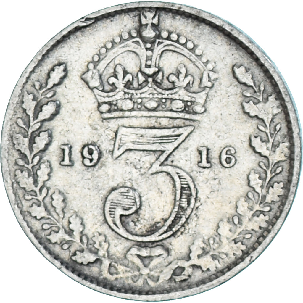 Moneta, Wielka Brytania, 3 Pence, 1916