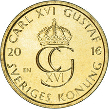 Monnaie, Suède, 5 Kronor, 2016