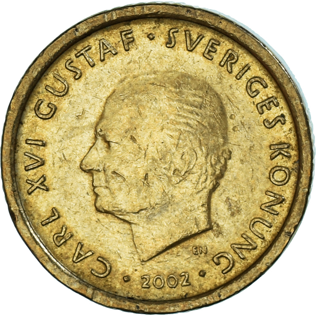 Monnaie, Suède, 10 Kronor, 2002