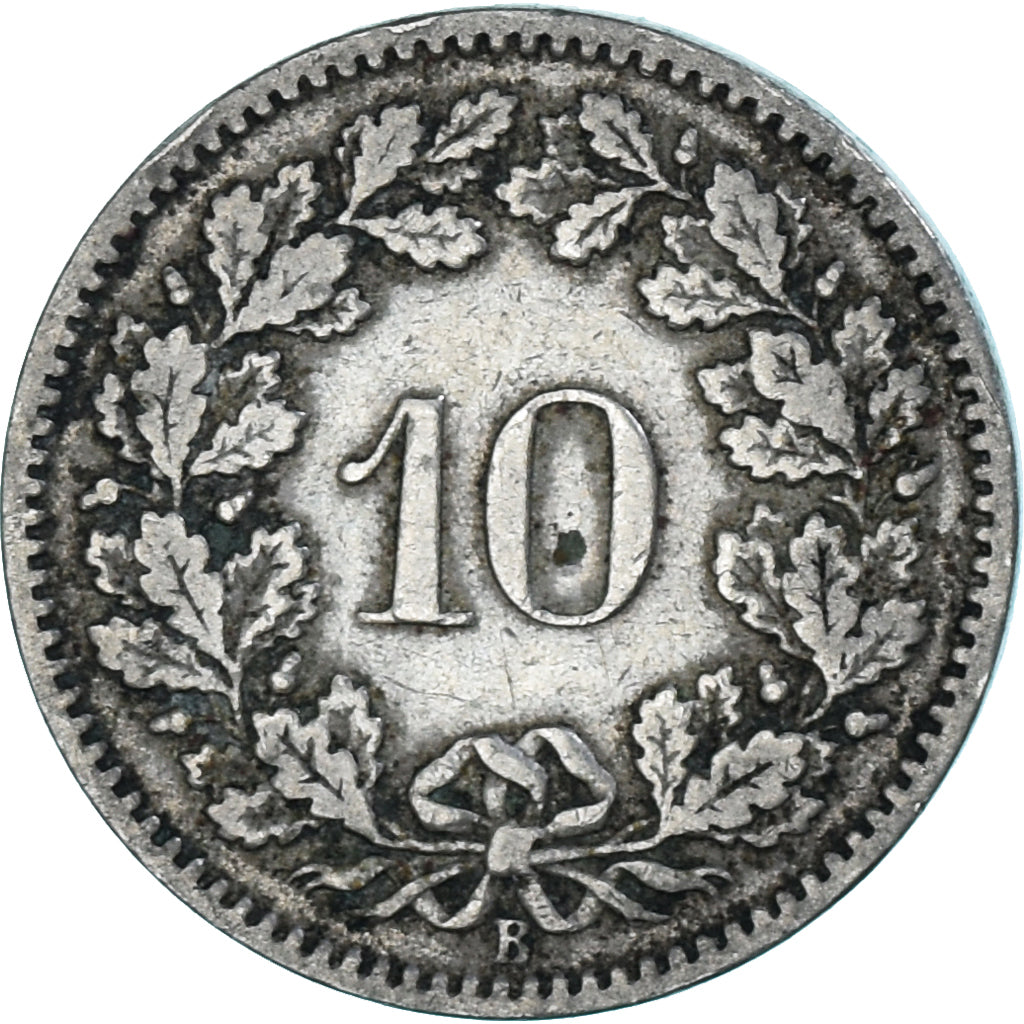 Münze, Schweiz, 10 Rappen, 1897