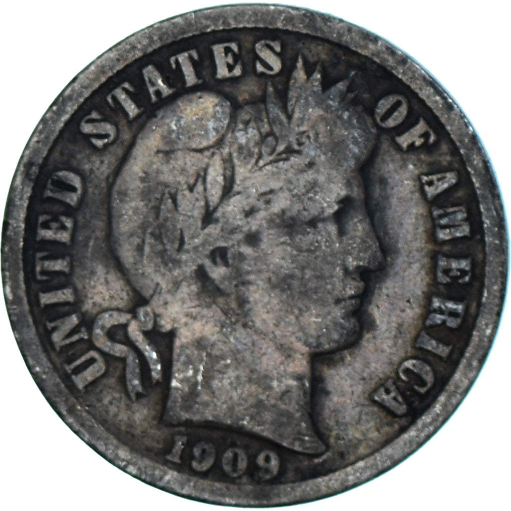 Münze, Vereinigte Staaten, Dime, 1909