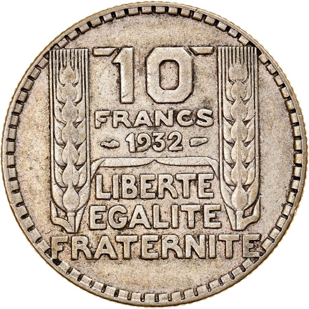 Coin, France, Turin, 10 Francs, 1932, Paris, VF(30-35), Silver, KM:878