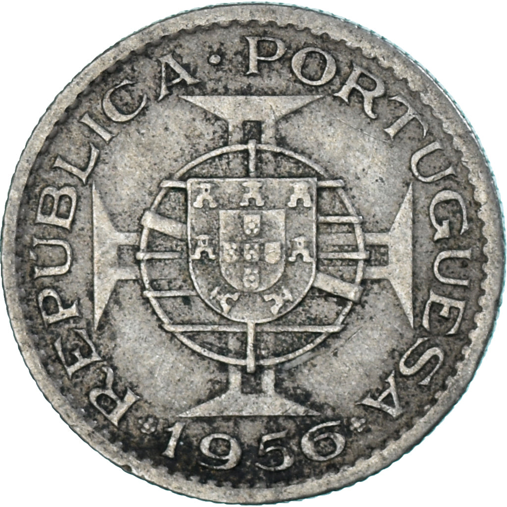 Moeda, Angola, 2-1/2 Escudos, 1956