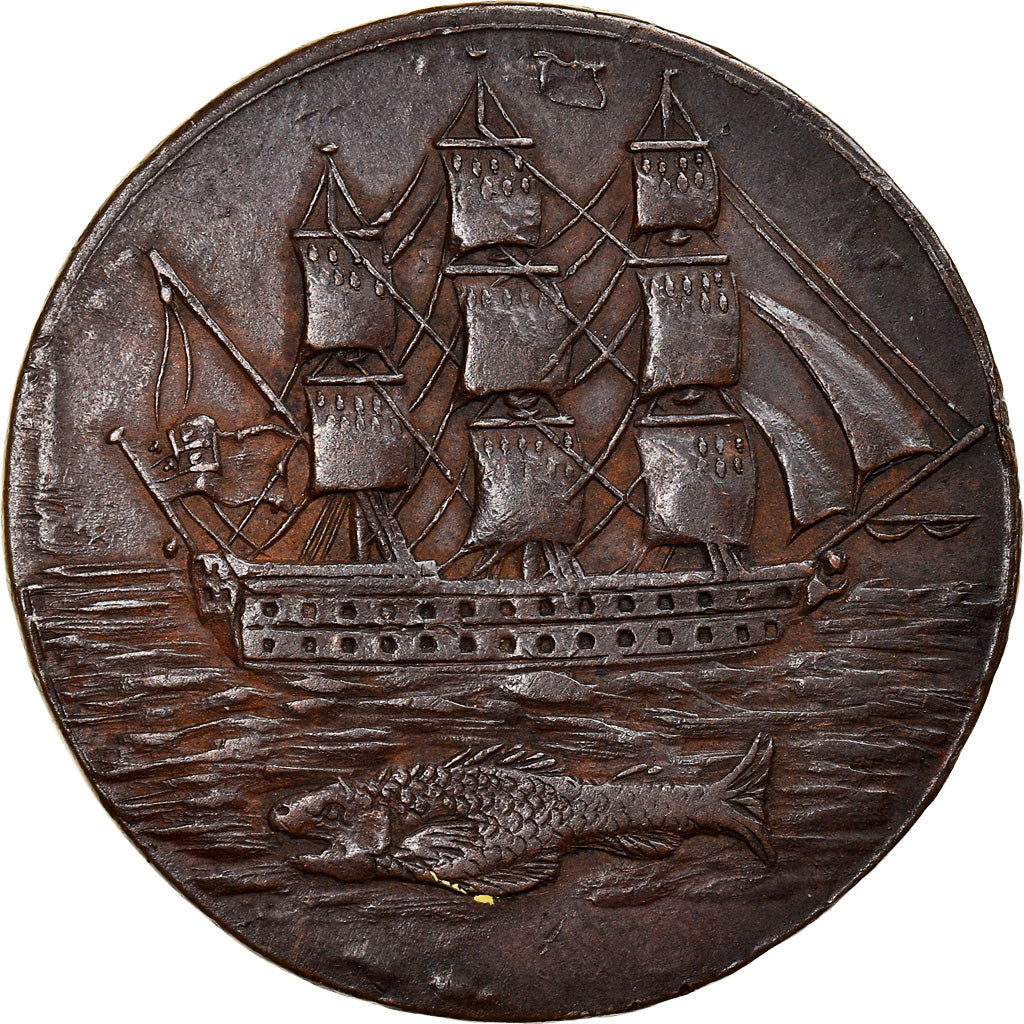 Coin, Great Britain, Hampshire, Halfpenny Token, 1796, Promissory, EF(40-45)