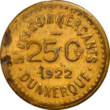 France, Token, 25 Centimes, Société des Commerçants de Dunkerque, 1922