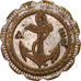 Frankreich, 20 Centimes, Token "à consommer", Ancre, S, Nickel plated brass