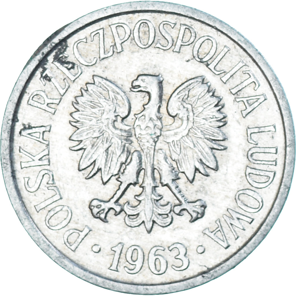 Moneda, Polonia, 20 Groszy, 1963