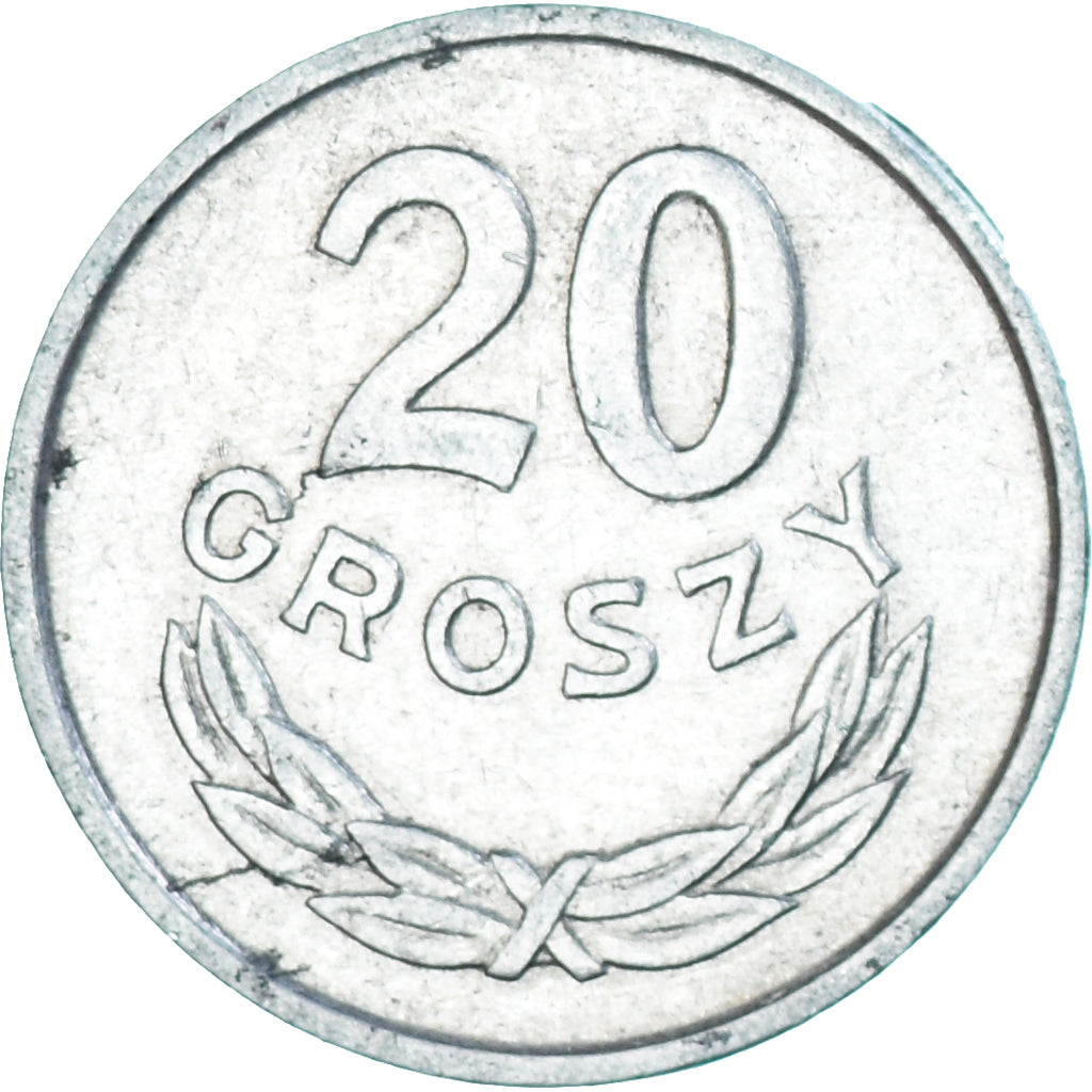 Moneda, Polonia, 20 Groszy, 1963