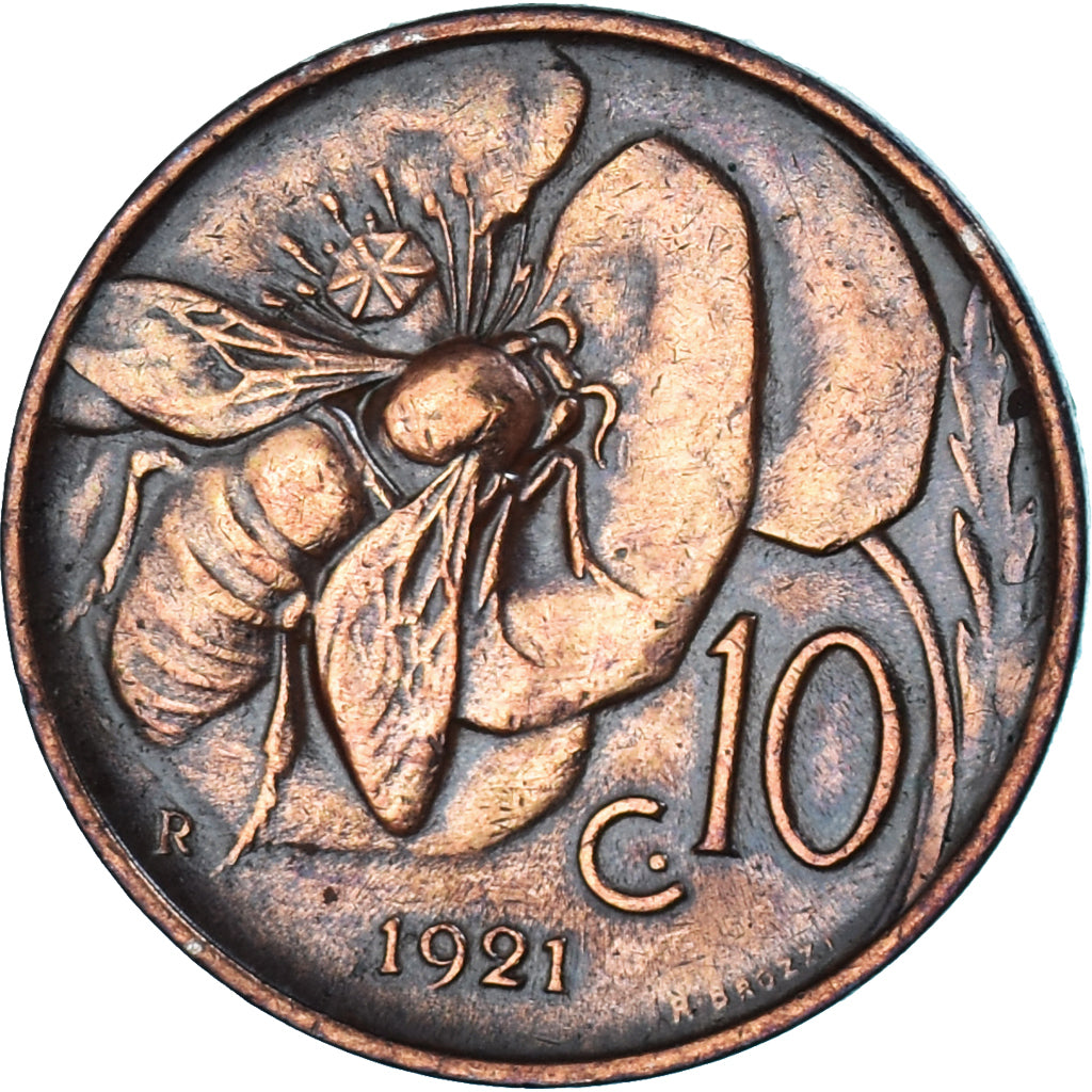 Coin, Italy, 10 Centesimi, 1921
