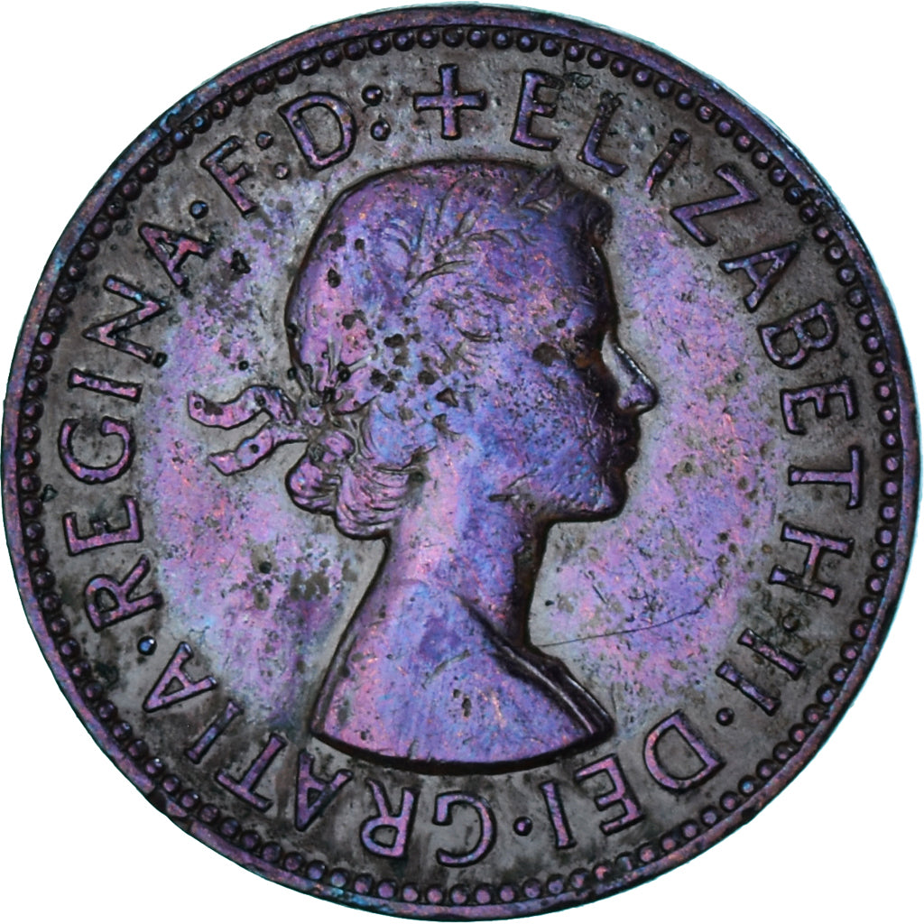Monnaie, Grande-Bretagne, 1/2 Penny, 1957