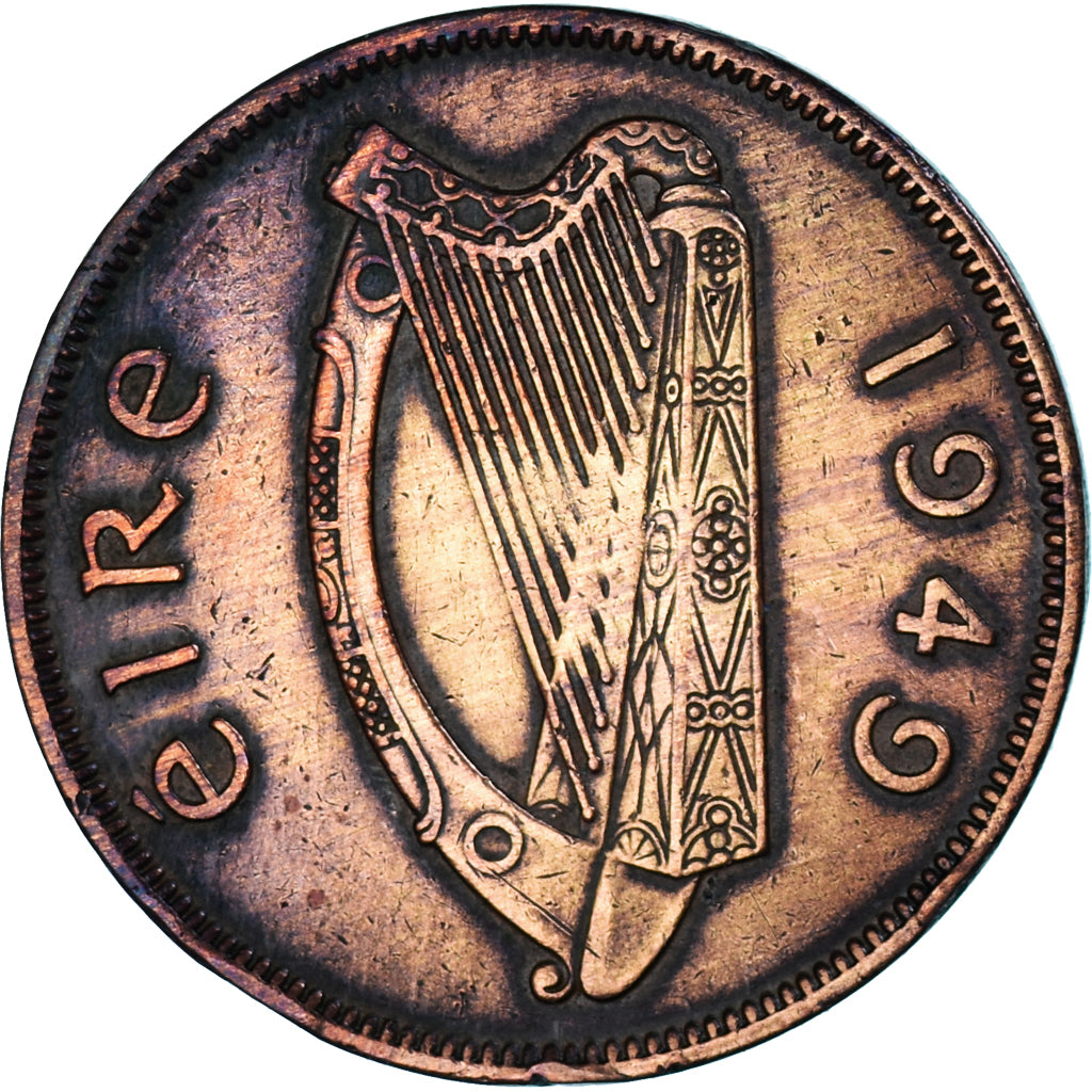 Moneta, Irlanda, Penny, 1949