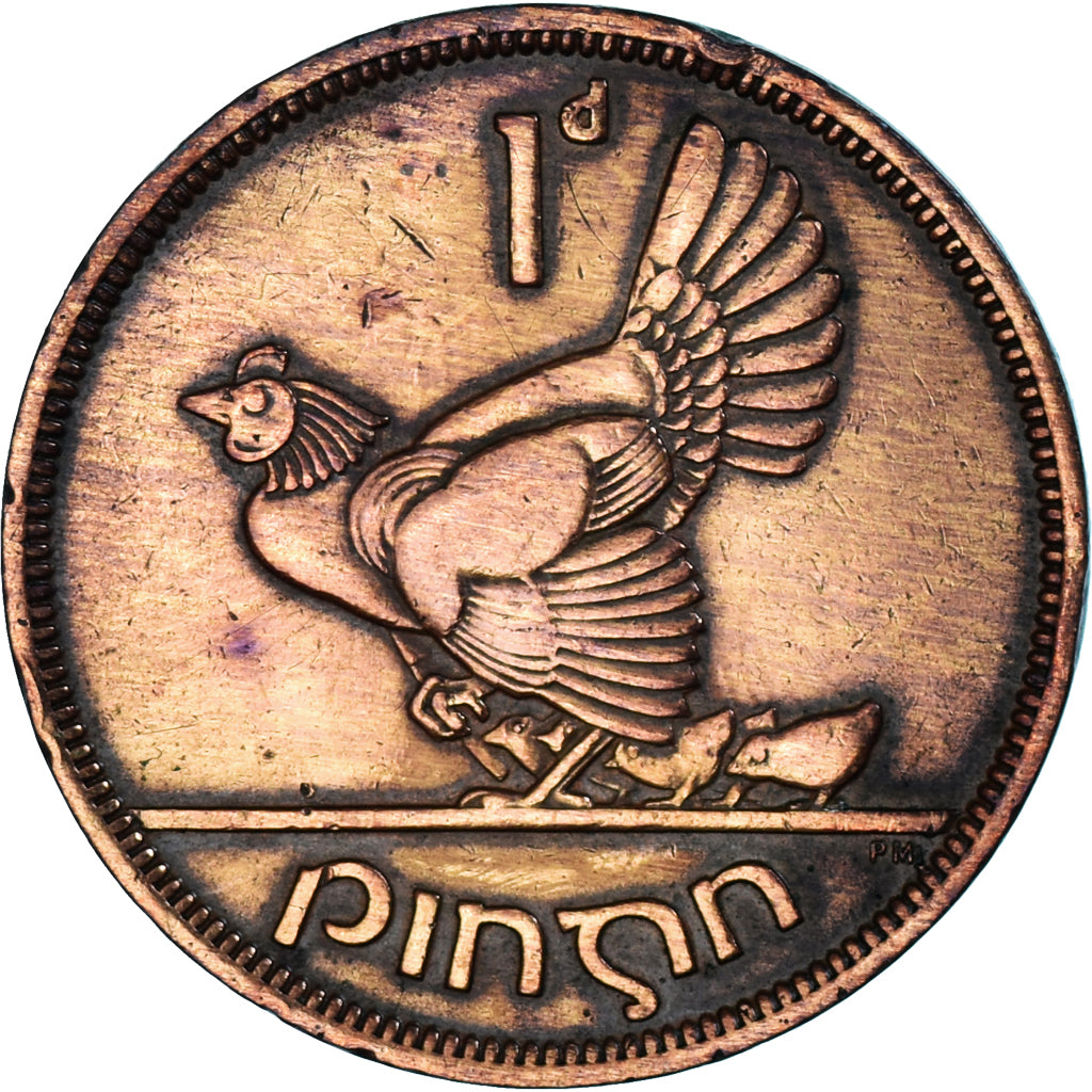 Moneta, Irlanda, Penny, 1949