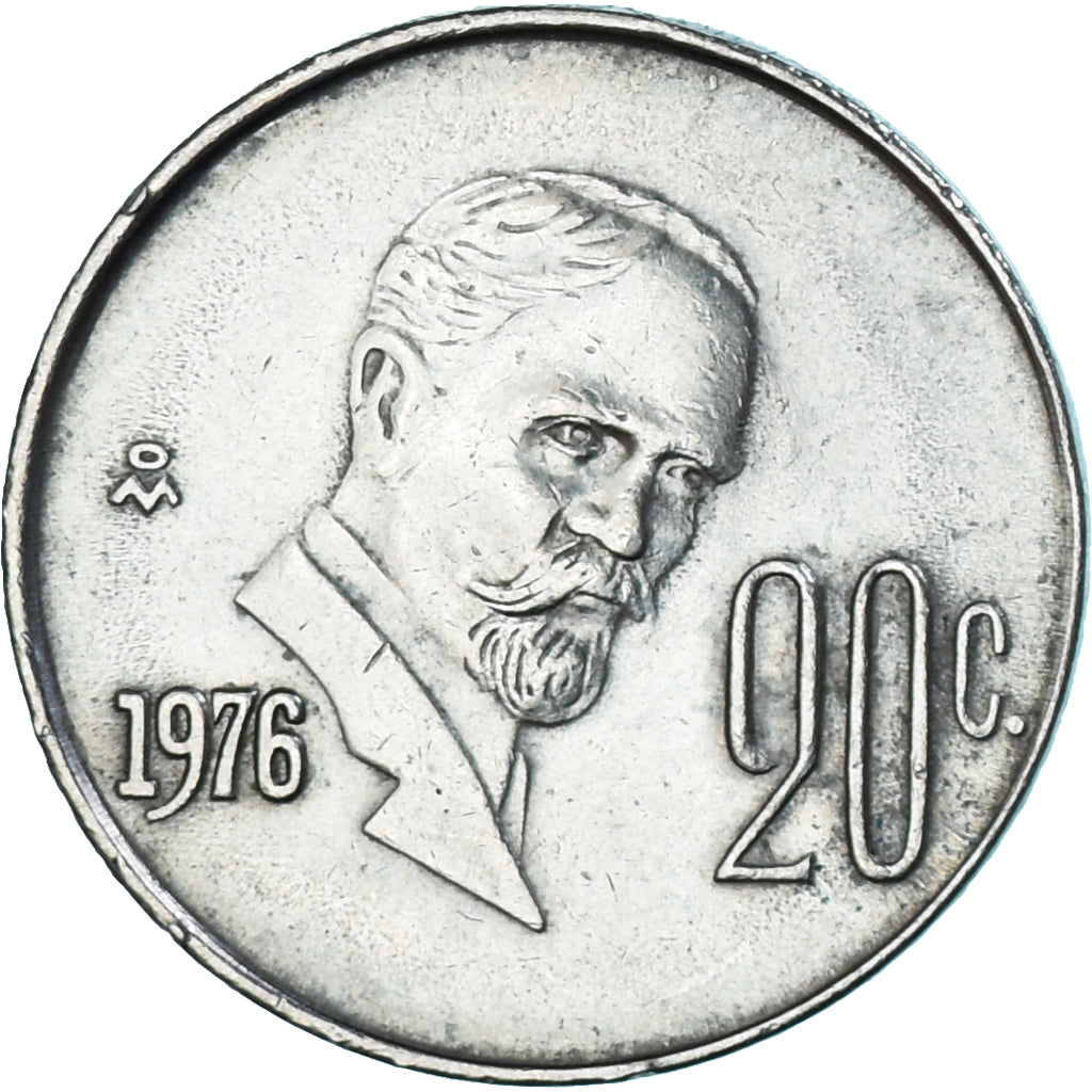 Munten, Mexico, 20 Centavos, 1976