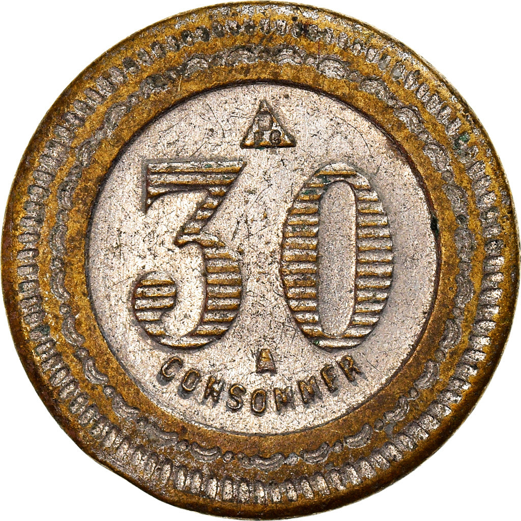 Frankrijk, 30 Centimes, Token 
