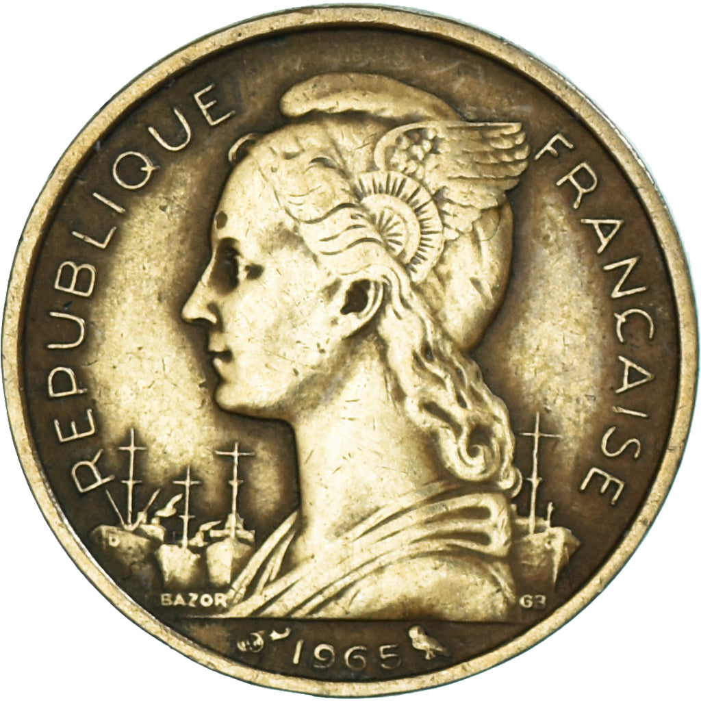 Coin, Somaliland, 10 Francs, 1965
