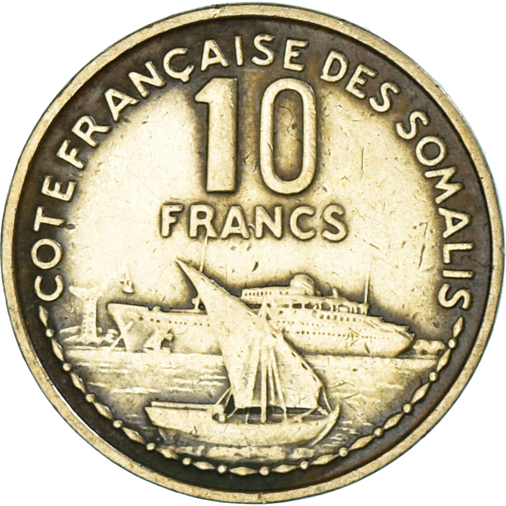 Coin, Somaliland, 10 Francs, 1965