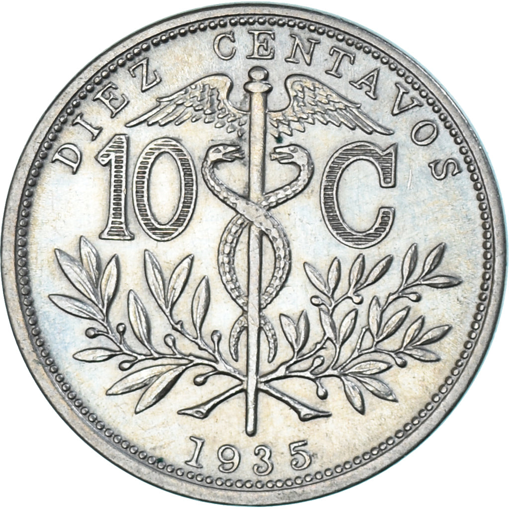 Coin, Bolivia, 10 Centavos, 1935