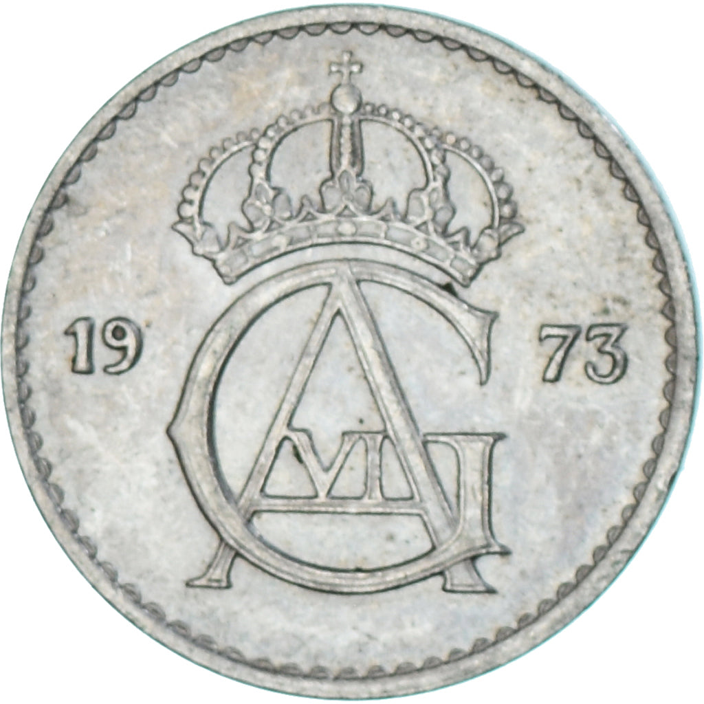 Moneta, Svezia, 25 Öre, 1973