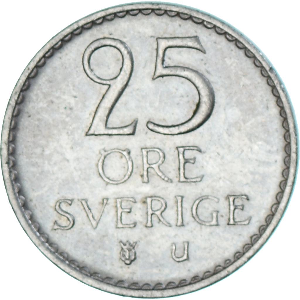Moneta, Svezia, 25 Öre, 1973
