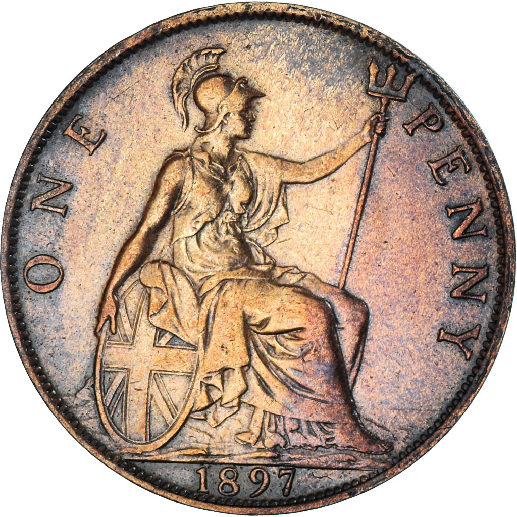 Coin, Great Britain, Penny, 1897