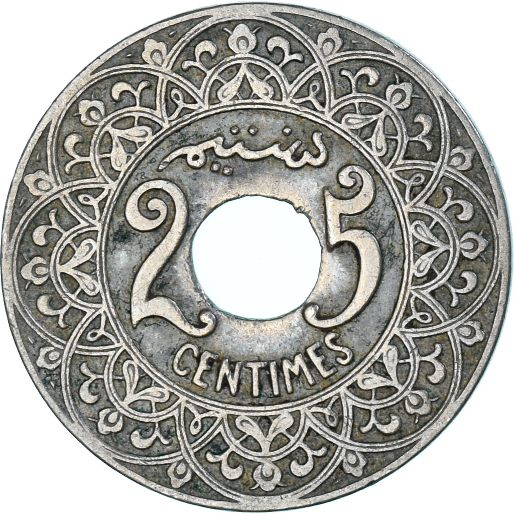 Münze, Marokko, 25 Centimes, 1921